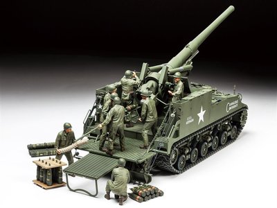 Tamiya 1/35 Scale US Self Propelled M40 155mm Gun Model Kit