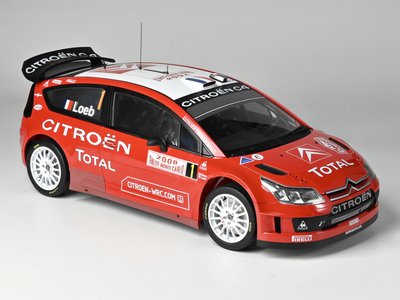 IXO 1/8 Scale Citroën C4 WRC 2008 Red Model Kit