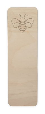 Bee Bookmark Wood Blank