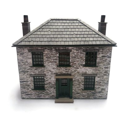 Scale Model Scenery Poplar Farm House OO Gauge