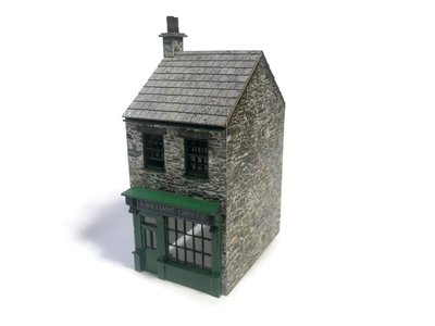 Scale Model Scenery Period Terraced Shop (Full Kit) OO Gauge