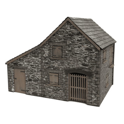 Scale Model Scenery Old Dairy & Lean To OO Gauge