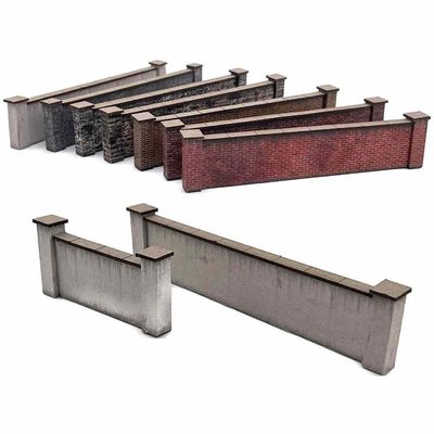 Scale Model Scenery Modular Dressed Stone Wall OO Gauge