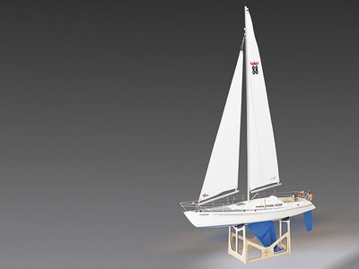 Comtesse Sailing Yacht Kit with Fittings Set