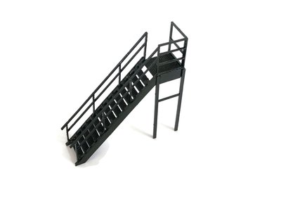 Scale Model Scenery Laser Cut Steel Staircase / Fire Escape (Pack of 2) OO Gauge