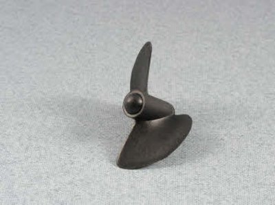 45mm Nylon Propeller 2 Blade For M4 Threaded Propshafts