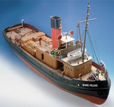 Caldercraft 1/32 Scale Marie Felling Double Screw Harbour Tug Model Kit