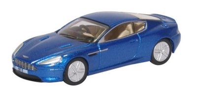 Oxford Diecast 1/76 Scale Aston Martin DB9 Coupe Cobalt Blue Die Cast Model