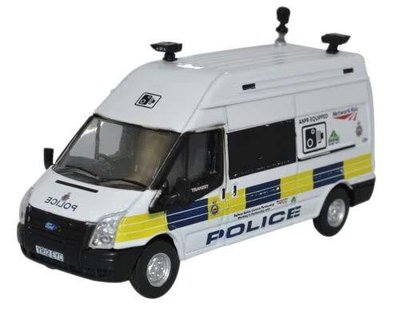 Oxford Diecast 1/76 Scale Ford Transit 2006 LWB High Network Rail Speed Camera Die Cast Model