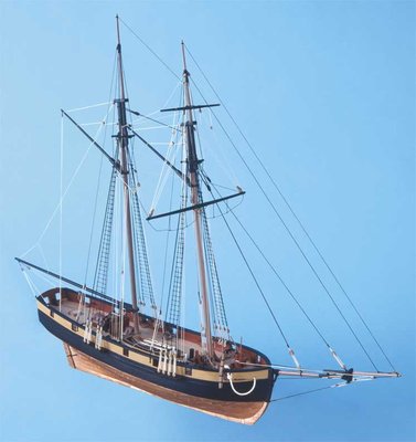 1/64 Scale HM Schooner Pickle 1778 Model Kit