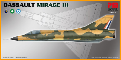 PM Models 1/72 Scale Dassault Mirage III Model Kit