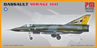 PM Models 1/72 Scale Dassault Mirage IIIO Model Kit