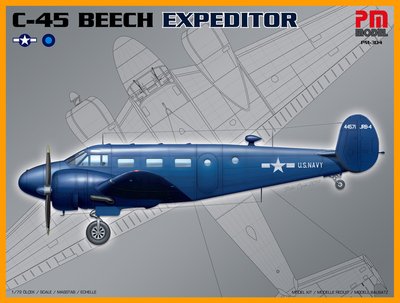 PM Models 1/72 Scale Beechcraft C-45 Expeditor Model Kit