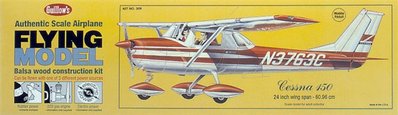 Guillows 1/16 Scale Cessna 150 Laser Cut Balsa Model Kit