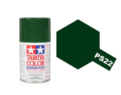 Tamiya Polycarbonate Spray Paint (100ml) - Racing green