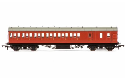 Hornby BR, 57' Stanier Non-Corridor Brake Third, M20737M - Era 4 OO Gauge