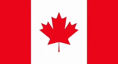 Canada National Fabric Flag - 125mm