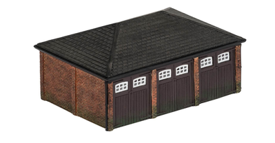 Hornby Skaledale Triple Garage OO Gauge Model Railway