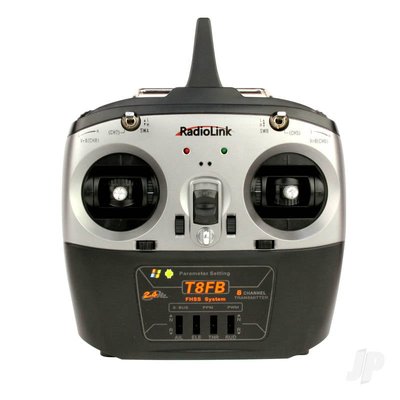 T8FB 2.4GHz 8-Channel Transmitter with 2 Receivers