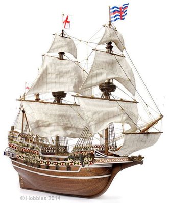 1/85 Scale HMS Revenge Galleon Model Kit