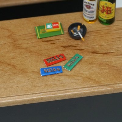 Green Rizla Packet for 12th Scale Dolls House