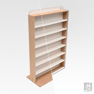 Hobbyzone Modular Paint Hanger with 7 Shelves