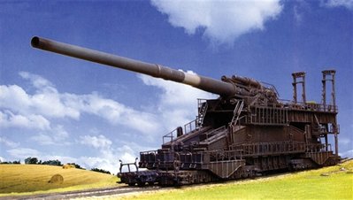 Sora Art 1/144 Scale Dora 80cm WWII German Super Heavy Railway Gun Model Kit