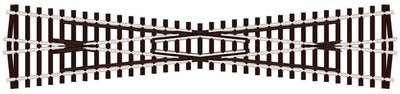 Peco Long crossing (12 degree angle) OO Gauge