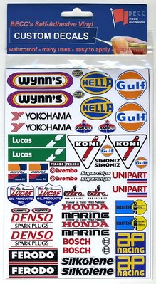 Sponsors Custom Decals Medium