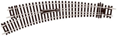 Peco Curved Double Radius L/H Turnout Insulfrog OO Gauge
