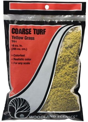 Woodland Scenics Yellow Grass Coarse Turf
