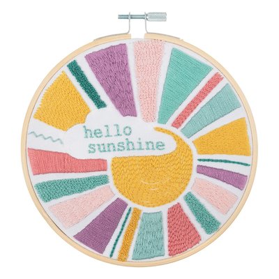 Trimits Rainbow Embroidery Hoop Kit