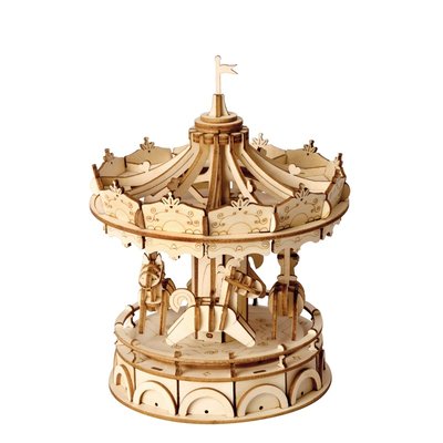 Rolife Merry-Go-Round Wooden Model Kit