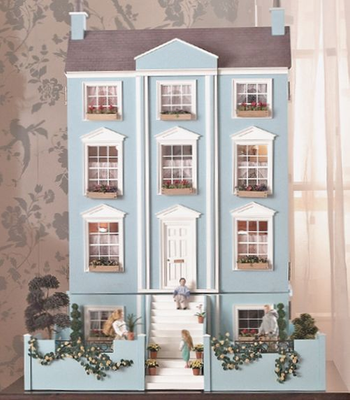 The Classical Georgian 12th Scale Dolls House kit- Basement Kit Unpainted
