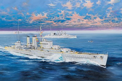 1/350 Scale HMS Exeter Heavy Cruiser Model Kit
