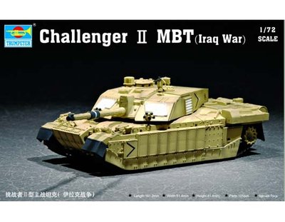 Trumpeter 1/72 Scale Challenger 2 (Iraq War) Model Kit