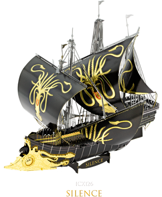 Metal Earth Game of Thrones Greyjoy Ship Silience 3D Metal Model Kit