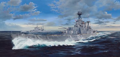 1/200 Scale HMS Hood Model Kit