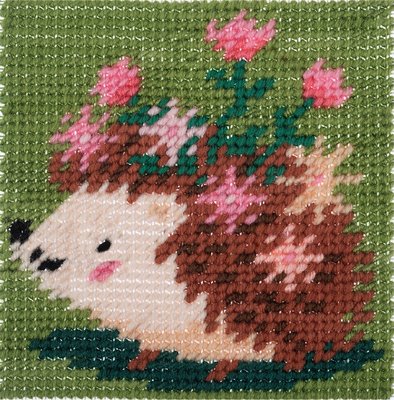 Trimits Hedgehog Half Stitch Tapestry Kit