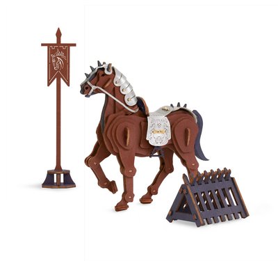 Rowood Warrior Horse Wooden Model Kit