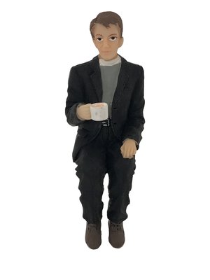 Resin Vicar Taking Tea for 12th Scale Dolls House