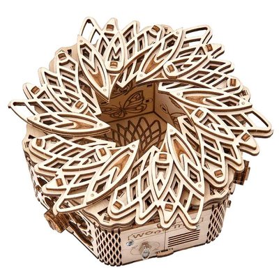 Wood Trick Mystery Flower Wooden Model Kit