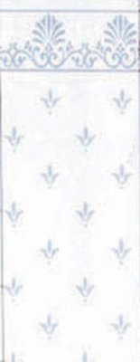 Regal Silver/ White Wallpaper for 12th Scale Dolls House