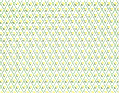 Rachel Yellow / White Paper for 12th Scale Dolls House