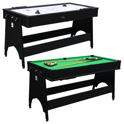 Air King 2 in 1 Air Hockey & Pool Combo Table in Black