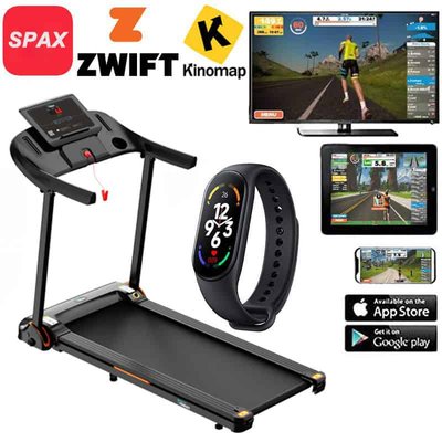BodyTrain T150 Motorised Folding Bluetooth Treadmill
