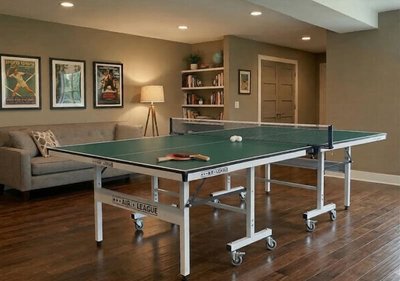 Air League Match Indoor Table Tennis Table Green