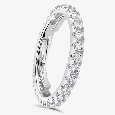 Brown & Newirth Evolution Platinum 1.50ct Diamond Full Eternity Ring ET1023 PLT O
