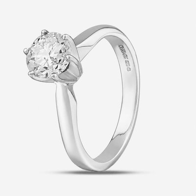 1888 Collection Platinum 0.70ct Certificated Brilliant Cut Diamond Solitaire Ring M66-B1(5.5)(.70CT PLUS)