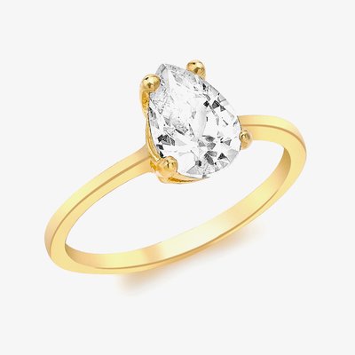 9ct Rose Gold 2mm Crystal-Set Eternity Ring 1.84.6251 P